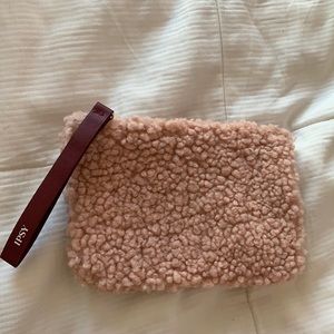 pink/maroon two toned ipsy bag